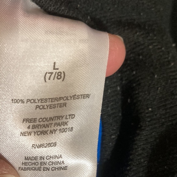 Free country, gray with black patterned, squares jacket - Picture 5 of 5